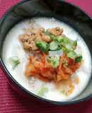 大根を食べるキムチ納豆スープ☆味噌豚骨風