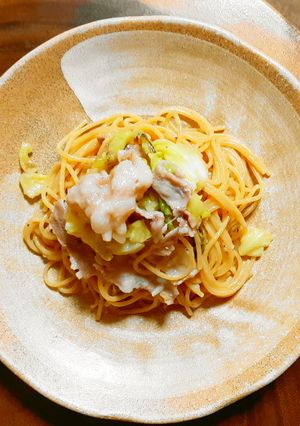 豚バラとキャベツのZENB中華パスタ-レシピのメイン写真