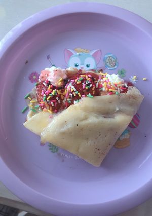米粉のモチモチクレープ-レシピのメイン写真