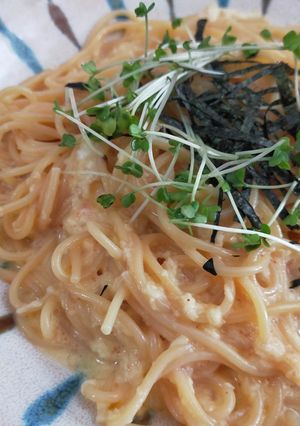 ZENBヌードルの長芋明太パスタ-レシピのメイン写真