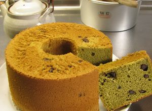 グリーンティーで～抹茶ミルクシフォン-レシピのメイン写真