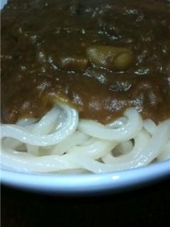 残ったカレーで!和風カレーうどん♪-レシピのメイン写真