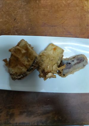 トロトロ茄子が美味！茄子の豚肉はさみ揚げ-レシピのメイン写真