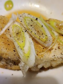 揚げ出し豆腐 黒胡椒風味 ネギを添えて-レシピのメイン写真