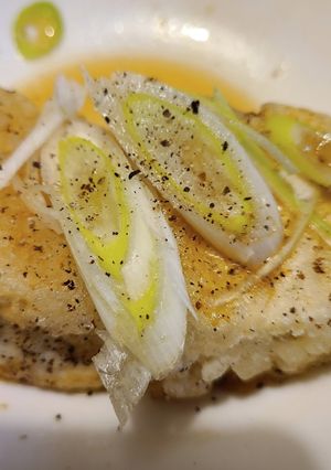揚げ出し豆腐 黒胡椒風味 ネギを添えて-レシピのメイン写真