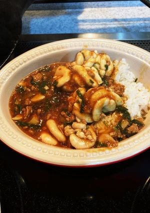 今が旬　絶品真ダチの麻婆丼-レシピのメイン写真