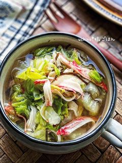《5分スープ》白菜の塩昆布スープ-レシピのメイン写真