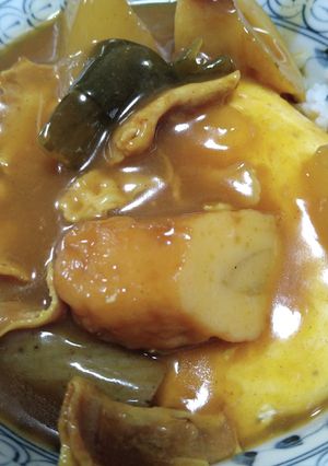 おでんをリメイク　カレー丼-レシピのメイン写真