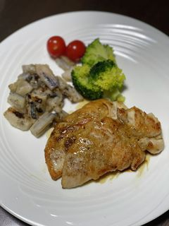 ささみのレモンバターステーキ♪-レシピのメイン写真