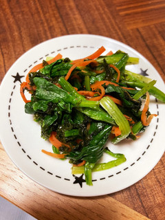 ほうれん草の磯辺和え-レシピのメイン写真