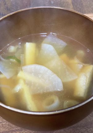 節水！洗い物なし！ポリ袋でおいしい味噌汁-レシピのメイン写真
