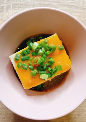 冷奴・めんたい黄身ソース-レシピのメイン写真