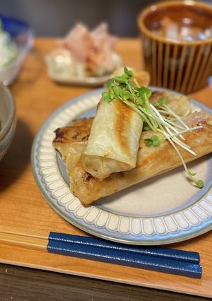 たっぷり白菜消費！揚げない春巻き-レシピのメイン写真