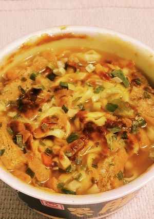 “カップカレーうどん色々”-レシピのメイン写真
