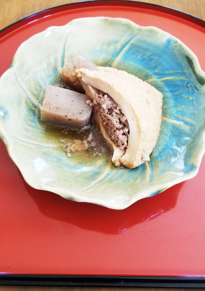 厚揚げの挽肉挟み煮-レシピのメイン写真