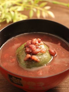 簡単!おしるこ草餅-レシピのメイン写真