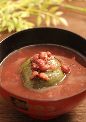 簡単！おしるこ草餅-レシピのメイン写真