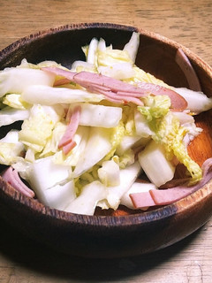 白菜とハムのスダチ風味サラダ-レシピのメイン写真