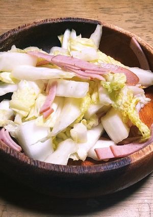 白菜とハムのスダチ風味サラダ-レシピのメイン写真