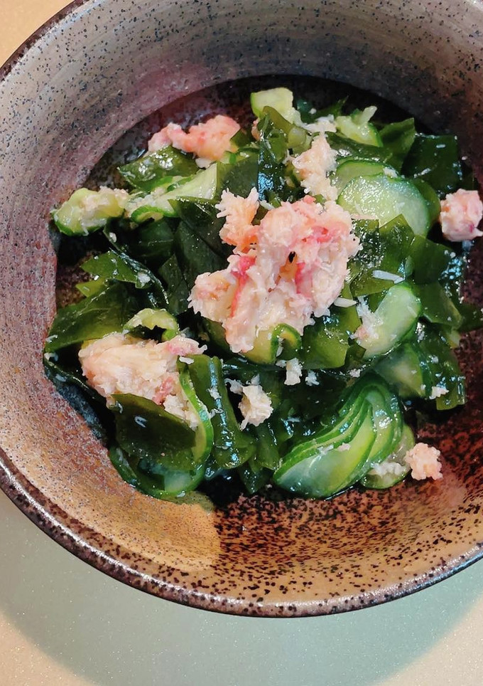 【黄金比】カニときゅうりとわかめの酢の物-レシピのメイン写真