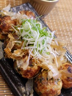 ポン酢でさっぱり!鶏肉と生姜のたこ焼き風-レシピのメイン写真