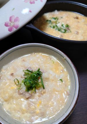 簡単☆お手軽肉味噌チーズおじや♩-レシピのメイン写真