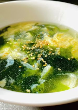 【生ワカメ】美味しいワカメスープ-レシピのメイン写真