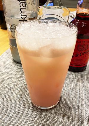 ピンクシャワシャワ-レシピのメイン写真