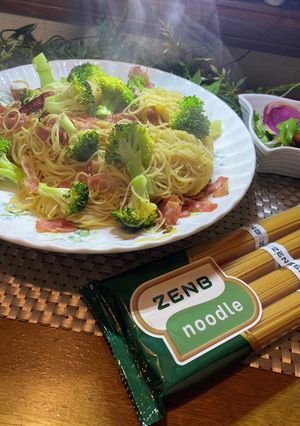 食物繊維たっぷりZENBでパスタ-レシピのメイン写真