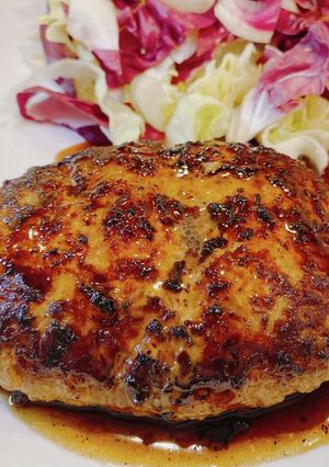 宗田だし照り焼きハンバーグ-レシピのメイン写真