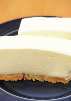 水切ヨーグルトで簡単レアチーズケーキ-レシピのメイン写真
