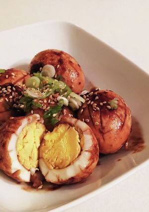 ひび割れ焼き卵-レシピのメイン写真