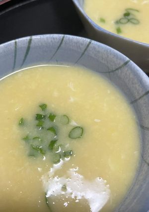 とろろ芋のかき卵スープ＊コンソメ風-レシピのメイン写真