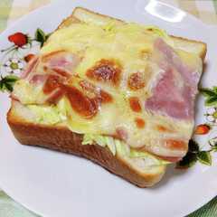 白菜トースト-レシピのメイン写真