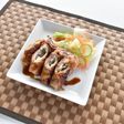 ちくわと梅しその甘辛チーズ肉巻き