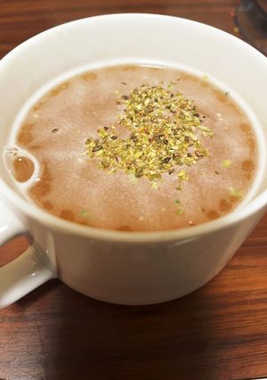 簡単 レンジで醤油麹コンソメスープ-レシピのメイン写真