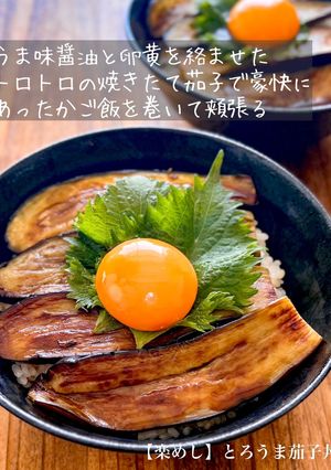 【楽めし】とろうま茄子丼-レシピのメイン写真