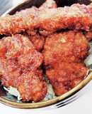 地元の最強B級グルメ　絶品ソースカツ丼！