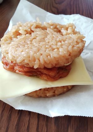 野菜天のライスバンズバーガー-レシピのメイン写真