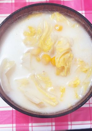 白菜のあったかミルクスープ-レシピのメイン写真