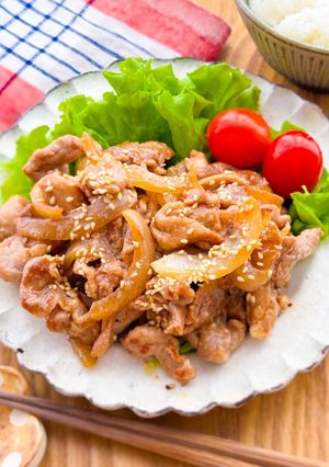 豚こま肉で豚肉の生姜焼き♩-レシピのメイン写真