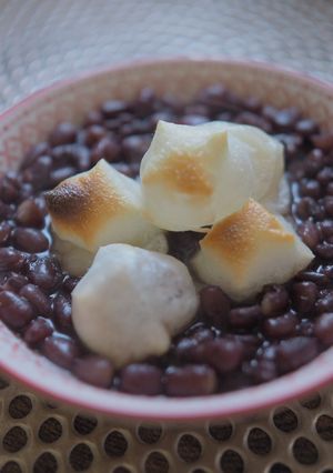 小豆から おこげもち ぜんざい-レシピのメイン写真
