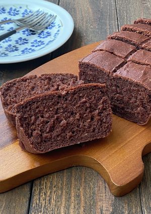 グルテンフリー！ココアのパウンドケーキ-レシピのメイン写真