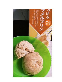 業スーキャラメルプリンでアイスクリーム-レシピのメイン写真
