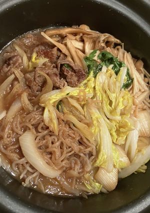 甘酒ですき焼き-レシピのメイン写真