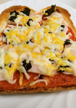 餅ピザ風トースト-レシピのメイン写真