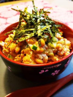 麹パワー♡納豆ときゅうりの食べる塩麹甘酒-レシピのメイン写真
