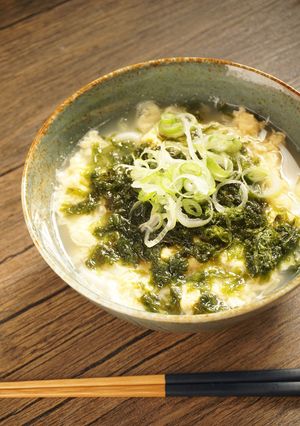 5分で出来る!焼き海苔かき玉うどん-レシピのメイン写真
