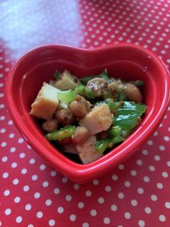 さっぱり納豆厚揚げピーマン-レシピのメイン写真