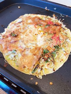 キャベツたっぷり我が家のお好み焼き-レシピのメイン写真